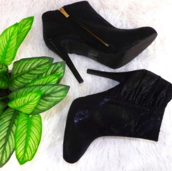 Colin Stuart Shimmer Black, Size 9, Ankle Booties - Picture 7 of 7